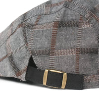Béret Homme – Design À Carreaux Classique