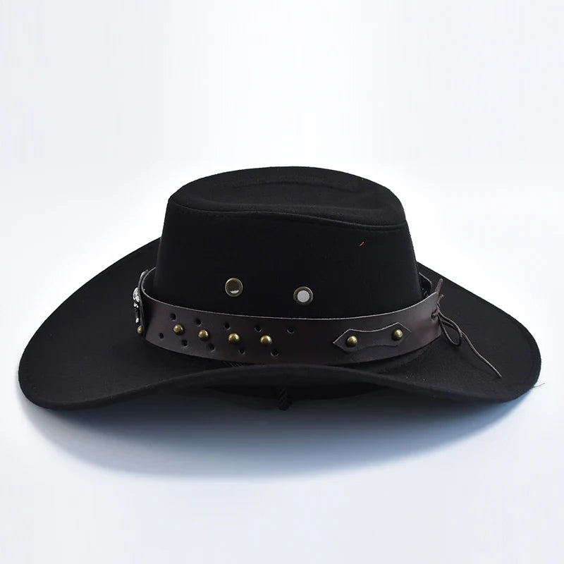 Chapeau Cowboy Style Western – Bandeau Clouté