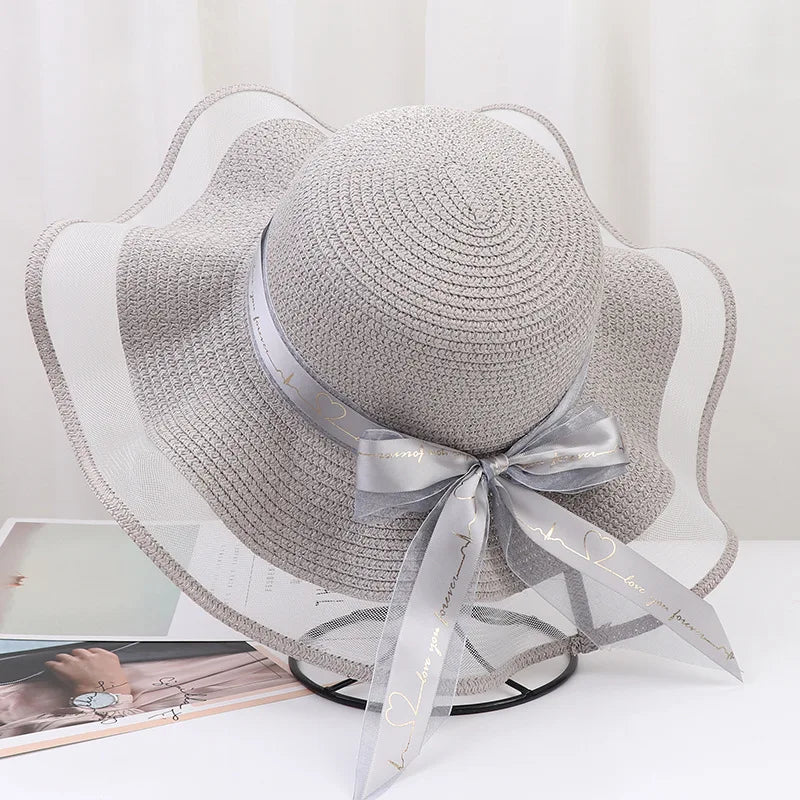 Chapeau de Paille Femme à Ruban - Poppy