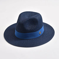 Chapeau Panama Classique Bande Contrastée – Milano