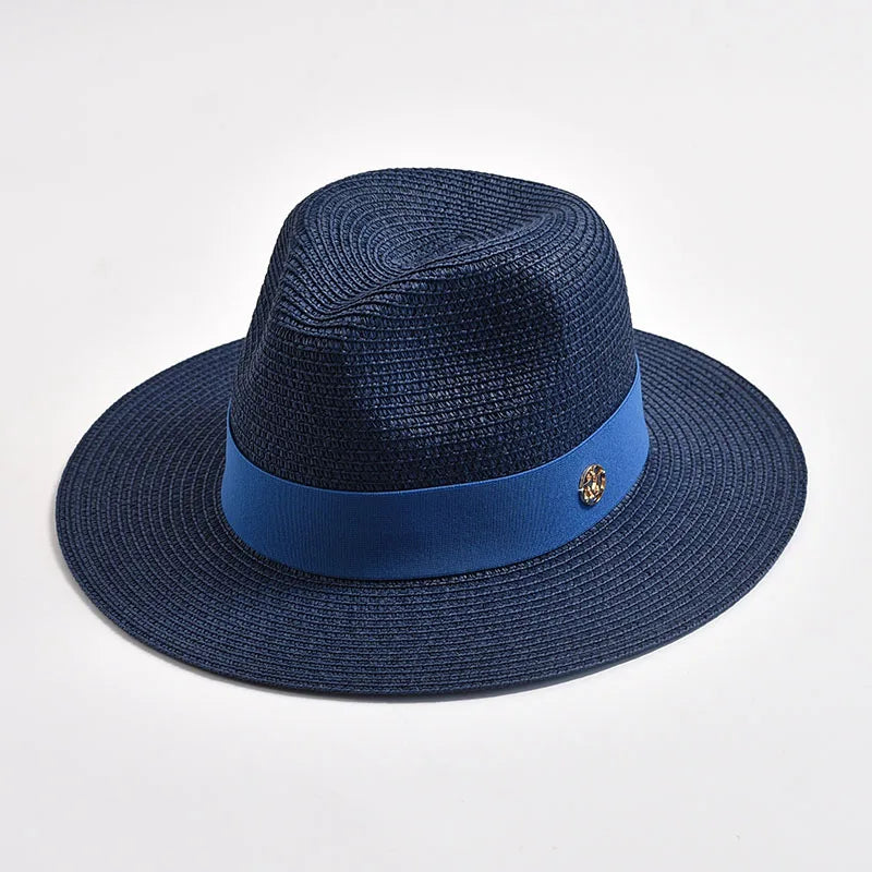 Chapeau Panama Classique Bande Contrastée – Milano