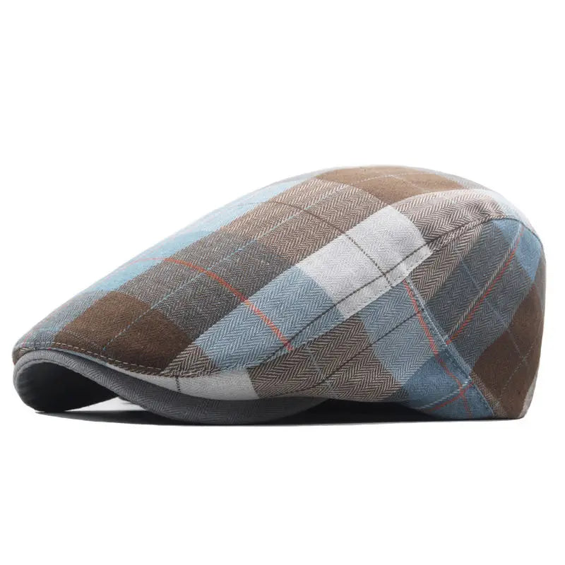 Béret Vintage en Tartan - Autumna