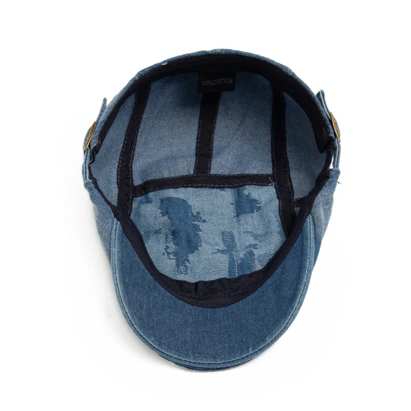 Béret Denim Déchiré Mixte - UrbanChic
