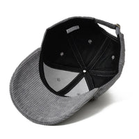 Casquette Unisexe Velours Côtelé