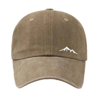 Casquette Baseball Effet Délavé – Broderie Montagne