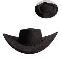 Chapeau Cowboy Coton Tressage Décoratif