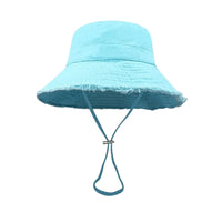 Bob Coton avec Cordon Ajustable – Bord Effiloché