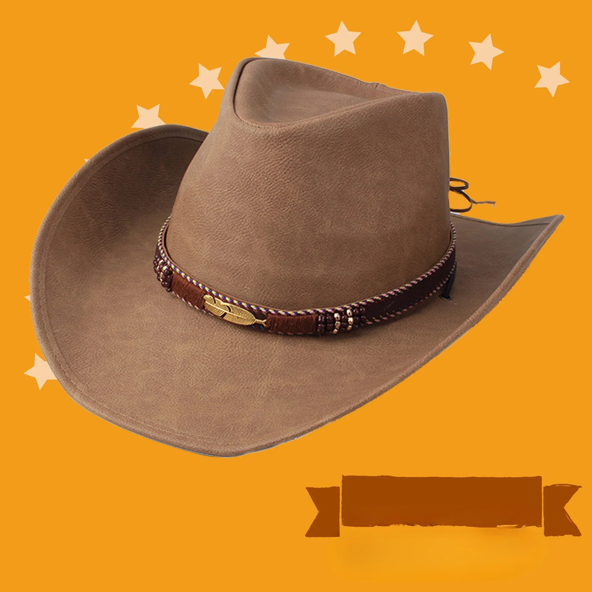 Chapeau Cowboy Véritable Cuir - FrontierFlair