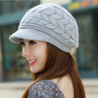 Béret Femme Épais Polaire Hiver