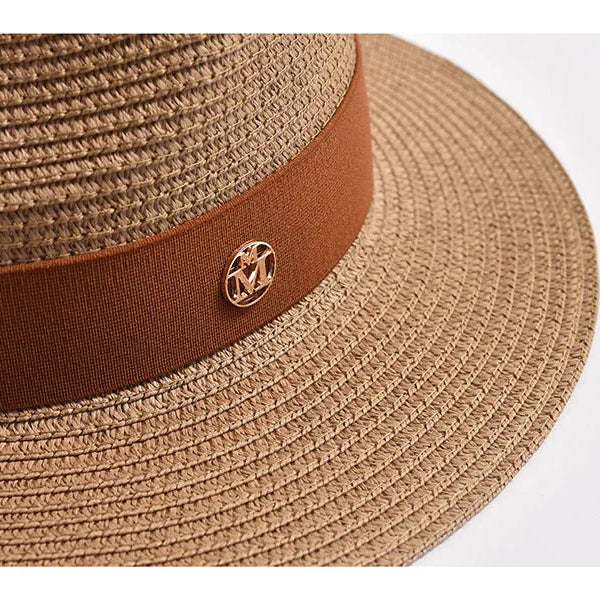 Chapeau Panama Classique Bande Contrastée – Milano