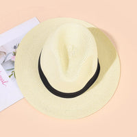 Chapeau Panama Paille Tressée – Ruban Noir