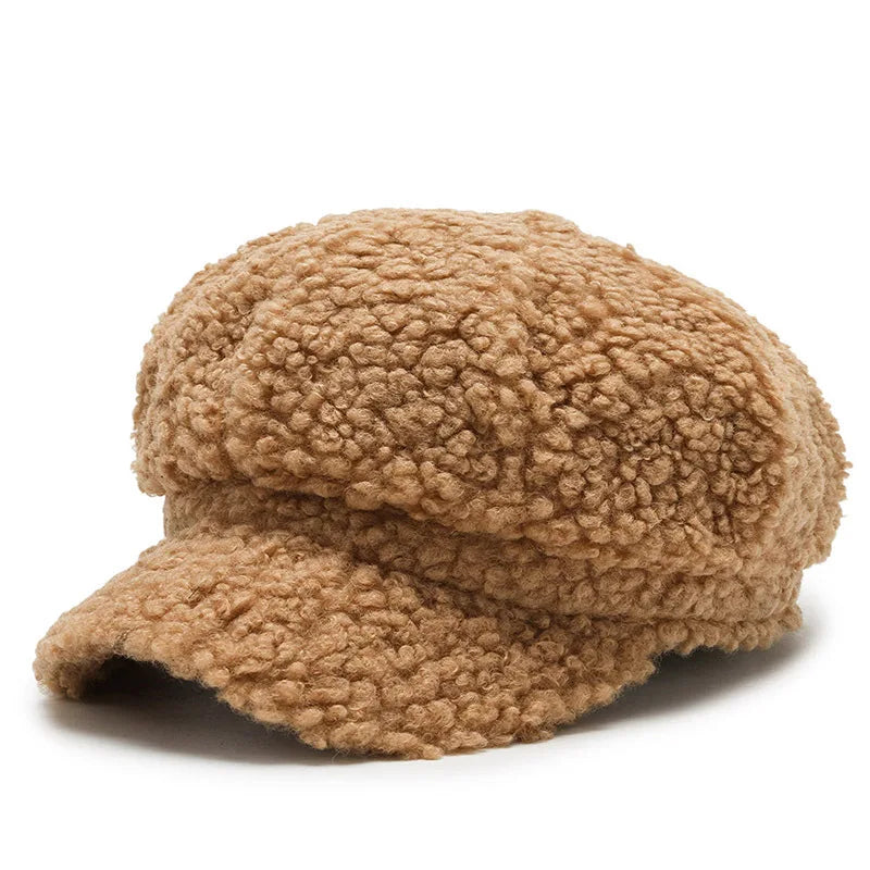Béret Casquette Gavroche Femme Polaire