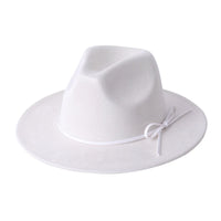 Chapeau Fedora Suédine – Ruban Peint Main