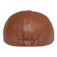 Casquette Gavroche Cuir Authentique
