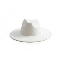 Chapeau Fedora Suédine – Bord Large et Bande Fine