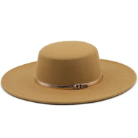 Chapeau Fedora Coton avec Bande Boucle Métallique