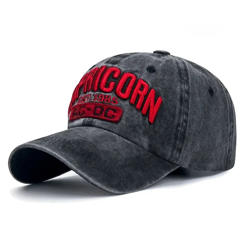 Casquette Baseball Unisexe Coton Vintage – Urban AC-DC