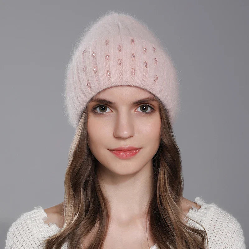 Bonnet Femme Douceur Perlée - Lunaria