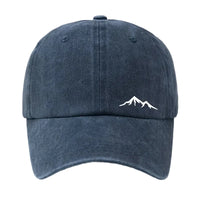Casquette Baseball Effet Délavé – Broderie Montagne