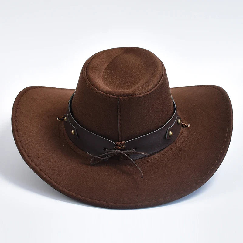 Chapeau Cowboy Style Western – Bandeau Clouté