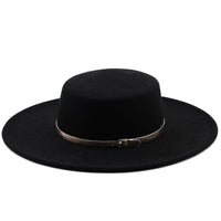 Chapeau Fedora Coton avec Bande Boucle Métallique