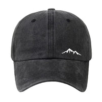 Casquette Baseball Effet Délavé – Broderie Montagne