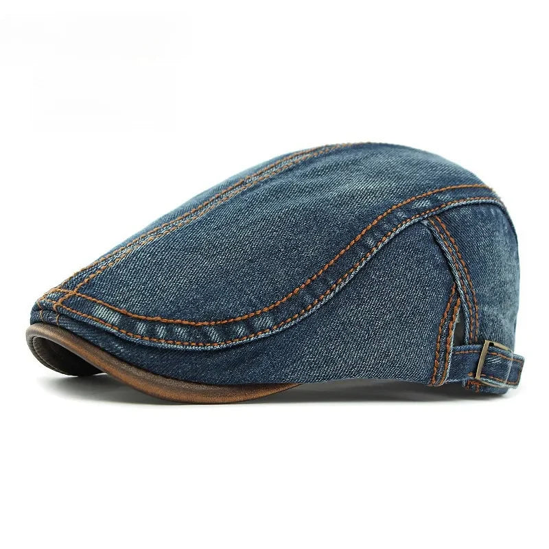 Béret Homme Denim Vintage - RetroChic