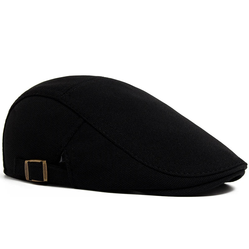 Béret Homme Tissu – Boucle Ajustable