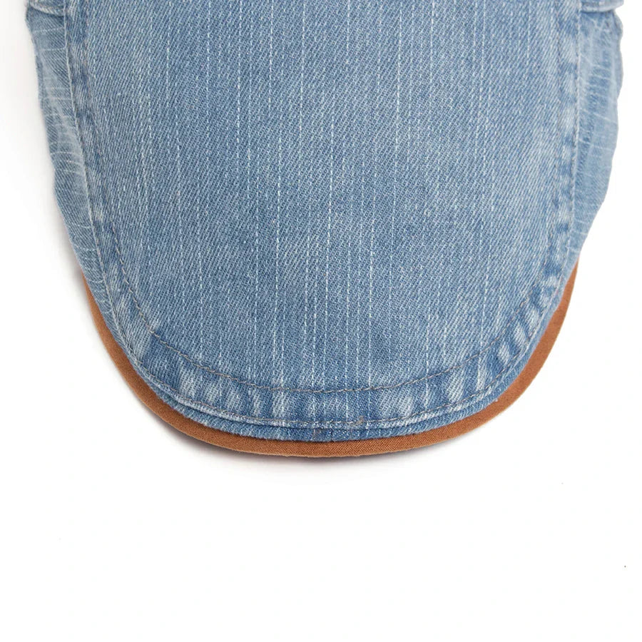 Béret Homme Denim – Texture Jean Ajustable