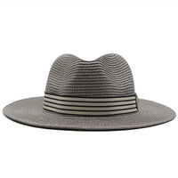 Authentic Aficionado Straw Panama Hat in grey – lightweight summer hat UK