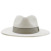 Authentic Aficionado Straw Panama Hat in white – elegant wide brim panama hat