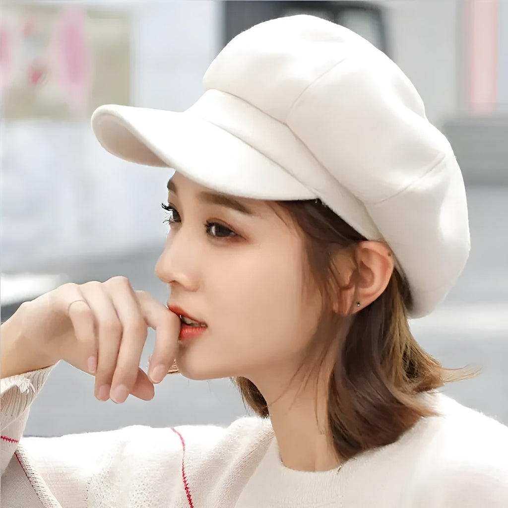 Casquette Gavroche Coton Femme