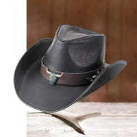 Chapeau Cowboy Véritable Cuir - FrontierFlair