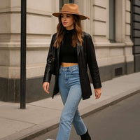 Chapeau Fedora Suede Classy